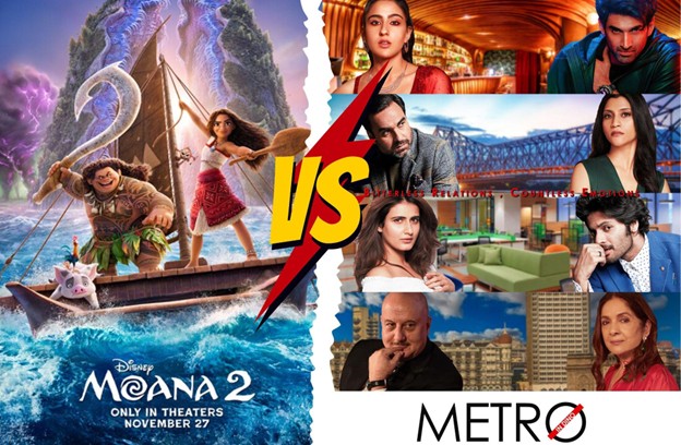 Moana 2 vs. Metro