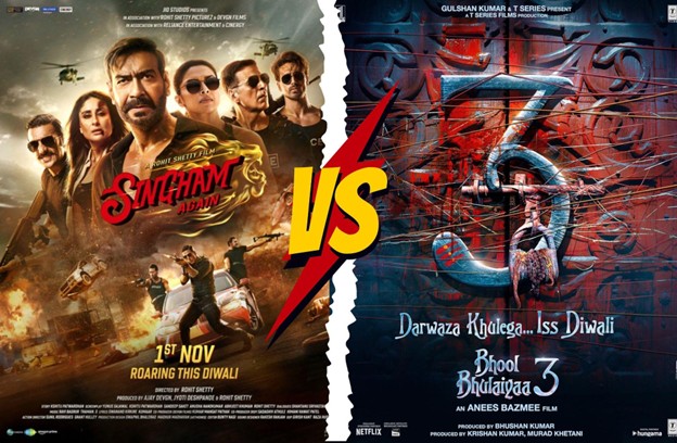 Singham Again vs. Bhool Bhulaiyaa 3